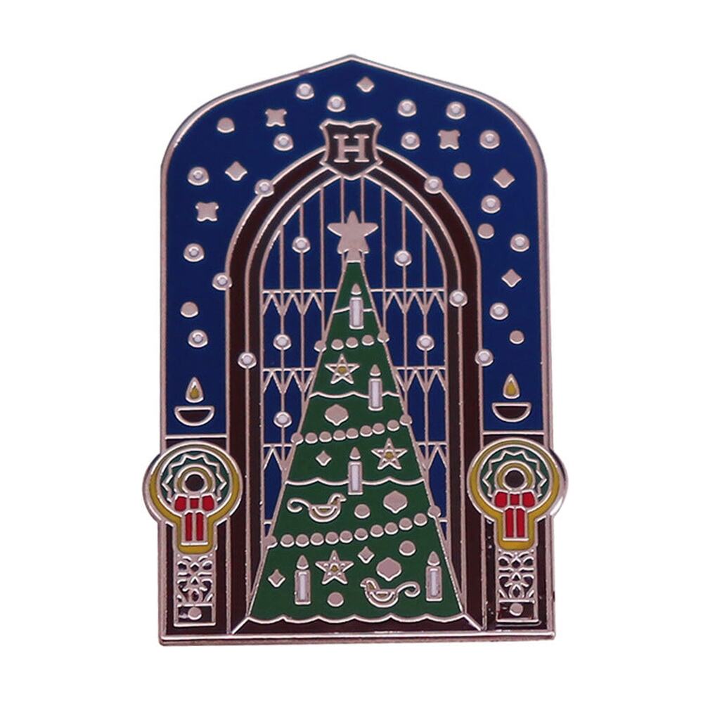 Christmas Hall Hogwarts Harry Potter Enamel Pins 47-1
